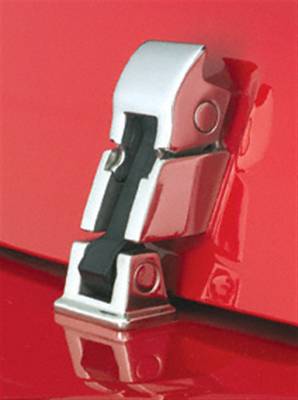 Rugged Ridge Hood Catch - T-Handle Shaped - Stainless Steel - 11116-05
