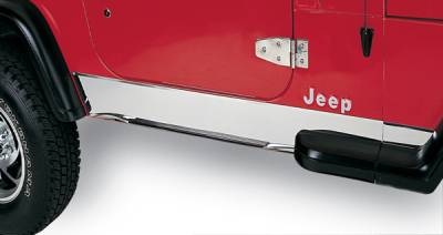 Rugged Ridge Rocker Panel - Stainless - 11145-01