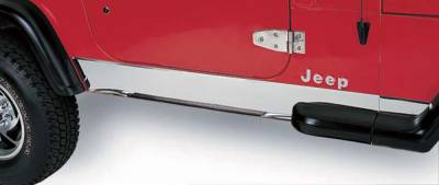 Rugged Ridge Rocker Panel - Stainless - 11145-02