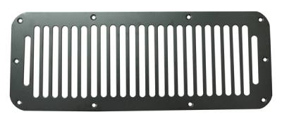 Rugged Ridge Hood Vent Cover - Black - 11206-01
