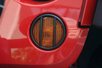 Rugged Ridge Euro Guard Kit - Turn Signal Guard - Front - Black - 11231-11