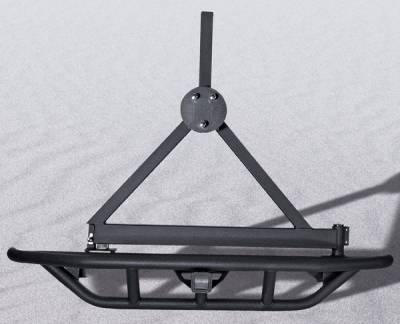 Outland RRC - Rear Bumper with Tire Carrier - Textured Black - 11503-13