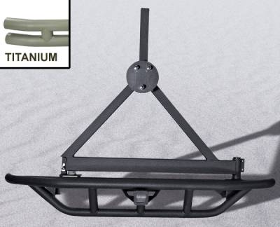 Outland RRC - Rear Bumper with Tire Carrier - Titanium - 11503-14
