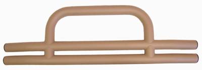 Rugged Ridge Front Tube Bumper with Hoop - Titanium - 11530-01