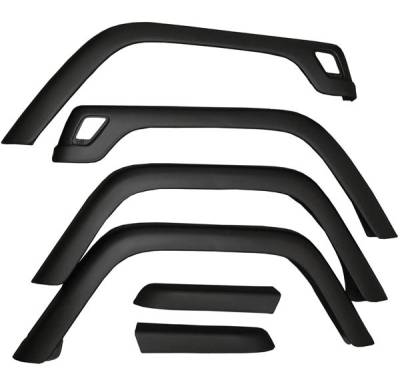 Omix Fender Flare Kit - 6 Piece - 11603-01