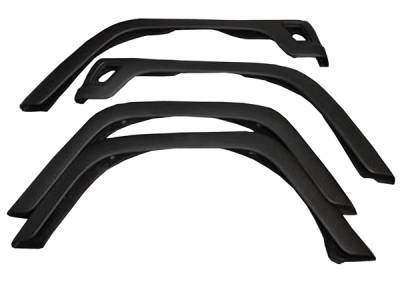 Omix Fender Flare Kit - 4 Piece - 11603-02