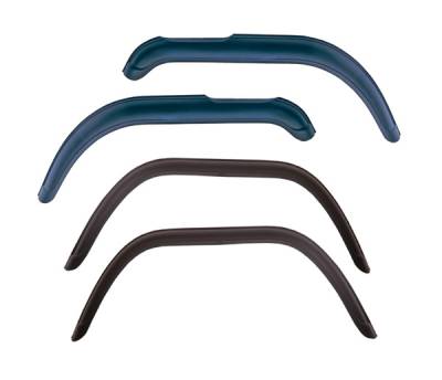 Omix Fender Flare Kit - 4 Piece - Including Hardware - 11604-01