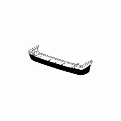 Omix Rear Bumper - Black - 12037-1
