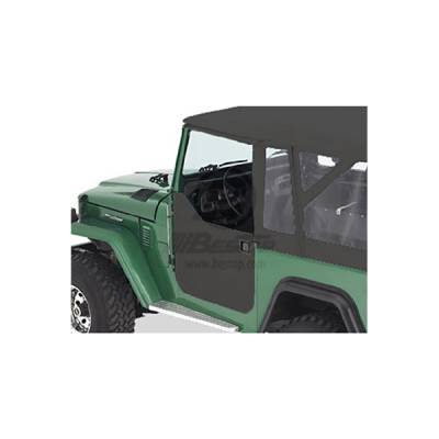 Omix Lower Half Soft Fabric Door - Black - 53030-01