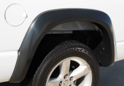 Dodge Ram Prestige Rear Pair EX Wide Style Standard Fender Flare Set - EX203SB