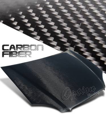 Honda Civic Option Racing Carbon Fiber Hood - NRG-CH-H005