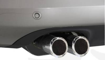 Volkswagen Passat Remus Sports Label Rear Muffler Tips - 84mm - Stamped - 0003-78