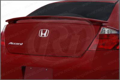 Honda Accord 2DR Restyling Ideas Factory Style Spoiler with LED - 01-HOAC08F2L