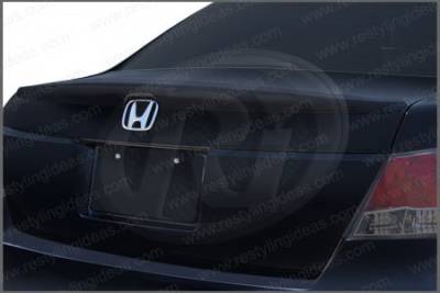 Honda Accord 4DR Restyling Ideas Factory Lip Style Spoiler - 01-HOAC08F4LM