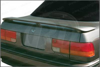 Honda Accord 2DR & 4DR Restyling Ideas Factory Style Spoiler with LED - 01-HOAC90FL