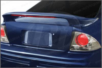 Honda Accord 2DR & 4DR Restyling Ideas Mid Spoiler with LED- 3PC - 01-HOAC94C3ML