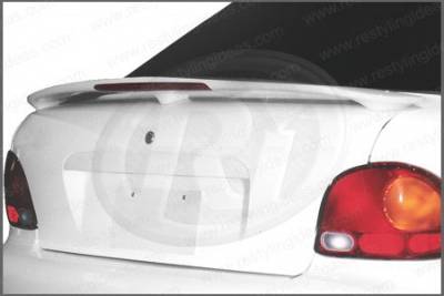 Hyundai Accent 2DR Restyling Ideas Factory Style Spoiler with LED - 01-HYAC95F2L