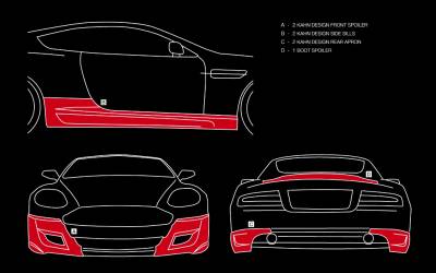 Kahn - Aston Martin DB9 S Style Aero Kit - Image 4
