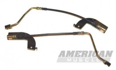 J&M - Ford Mustang J&M Stainless Steel Teflon Brake Hoses - Image 2