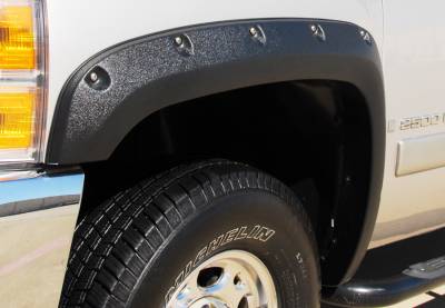 Prestige - Chevrolet Silverado Prestige Complete RX Rivet Style Textured Fender Flare Set - RX106T - Image 4