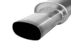 Honda Civic Remus Rear Silencer with Titanium Exhaust Tip - Oval - 253092 0540T