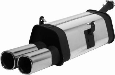 BMW 8 Series Remus Rear Silencer - Right Side with Dual Exhaust Tips - 089188 0550R