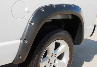 Dodge Ram Prestige Rear Pair RX Rivet Style Standard Fender Flare Set - RX203SB