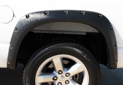 Prestige - Dodge Ram Prestige Rear Pair RX Rivet Style Textured Fender Flare Set - RX203TB - Image 2