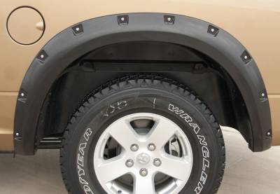 Prestige - Dodge Ram Prestige Rear Pair RX Rivet Style Textured Fender Flare Set - RX204TB - Image 2