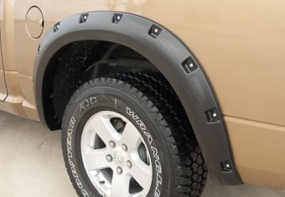 Prestige - Dodge Ram Prestige Rear Pair RX Rivet Style Textured Fender Flare Set - RX204TB - Image 3