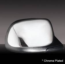 Ford F250 Superduty Pilot Chrome Stainless Steel Mirror Cover - Telescopic - Pair - SDM-203