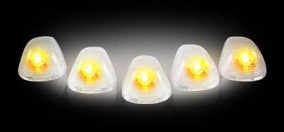 Recon Clear Cab Lens with Amber Xenon Bulbs - 5PC - 264142CL