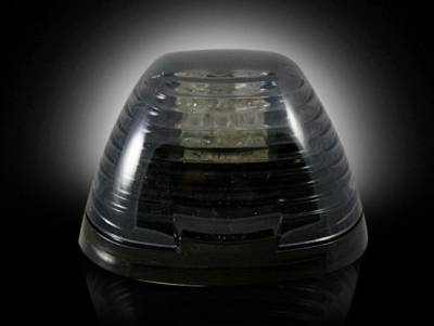 Ford Superduty Recon Smoked Cab Roof Light Lens with Amber LED - 5PC - 264143BK