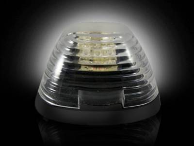 Ford Superduty Recon Clear Cab Roof Light Lens with Amber LED - 5PC - 264143CL