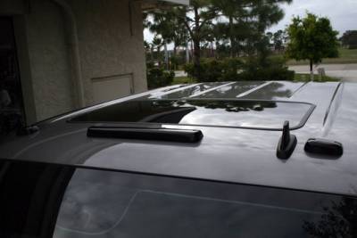 Recon - GMC Sierra Recon Smoked Cab Roof Light Lens with Amber LED - 3PC - 264156BK - Image 3