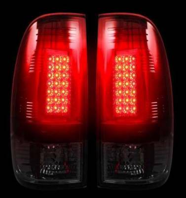 Recon LED Taillights with Dark Smoked Lens - 264172BK