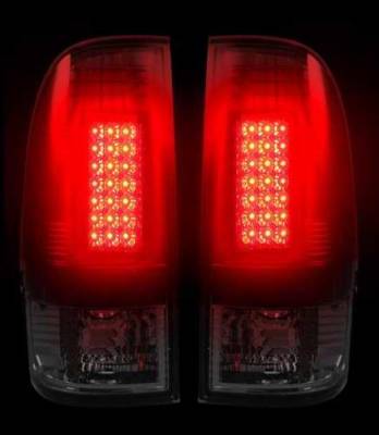 Recon LED Taillights with Dark Red Smoked Lens - 264172RBK