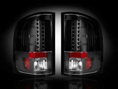 Recon - Chevrolet Silverado Recon LED Taillights - Smoked Lens - 264175BK - Image 1