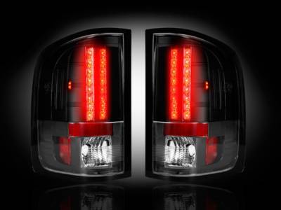 Recon - Chevrolet Silverado Recon LED Taillights - Smoked Lens - 264175BK - Image 2
