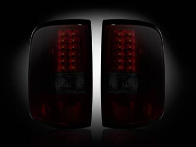 Recon - Ford F150 Recon Straight Side LED Taillights - Dark Red Smoked Lens - 264178RBK - Image 1