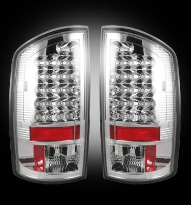Recon - Dodge Ram Recon LED Taillights - Clear Lens - 264179CL - Image 1