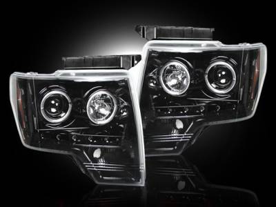 Recon - Ford F150 Recon Projector Headlights - 264190BK - Image 1