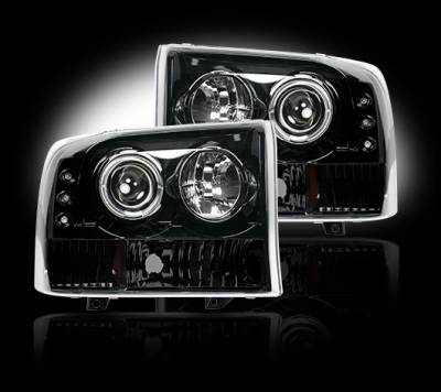 Recon - Ford Superduty F250 Recon Projector Headlights - 264192BK - Image 1