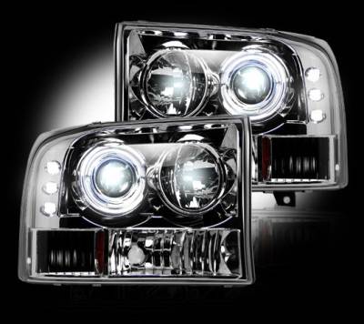 Recon - Ford Superduty F250 Recon Projector Headlights - 264192CL - Image 2