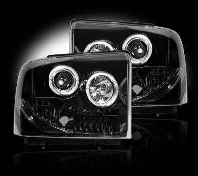 Recon - Ford Superduty F250 Recon Projector Headlights - 264193BK - Image 1