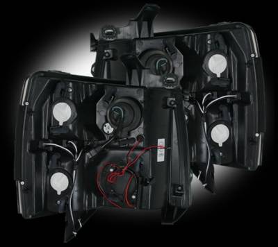 Recon - Chevrolet Silverado Recon Projector Headlights - 264195BK - Image 3