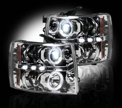 Recon - Chevrolet Silverado Recon Projector Headlights - 264195CL - Image 2