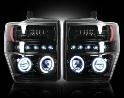 Recon - Ford Superduty F250 Recon Projector Headlights - 264196BK - Image 2