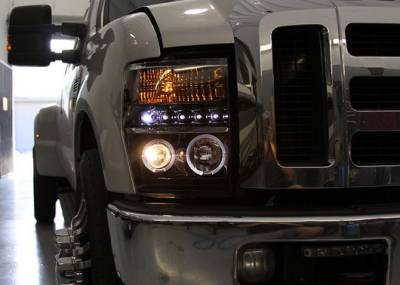 Recon - Ford Superduty F350 DRW Recon Projector Headlights - 264196BK - Image 3