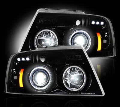 Recon - Ford F150 Recon Projector Headlights - 264198BK - Image 2